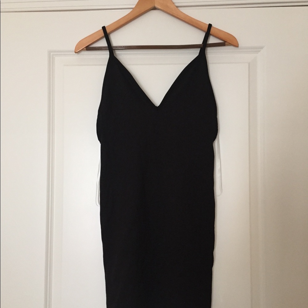 American Apparel Black CutOut Back Mini Dress